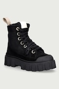 Inuikii buty na platformie damskie zamszowe Matilda Wool czarne 1002.020.0041