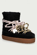 Inuikii Quilted Suede śniegowce damskie zamszowe czarne 1002.003.0231