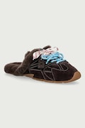 Nokwol papuče dámske kožené Atlas Mule Brown Suede hnedé Atlas Mule Brown Suede