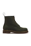 Dr. Martens botki damskie skórzane 1460 zielone DM11822300