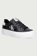 Calvin Klein VULC FLATFORM LACEUP LOW LTH sportcipő női fekete HW0HW03159