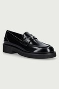 Valentino мокасини дамски от кожа MADISON черни 91M5601VIT