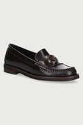 Valentino mokasinke za žene od kože DRESS smeđe 91D2594VTA