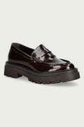 Steve Madden mokasyny damskie Katja brązowe na platformie 11005690