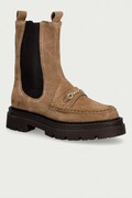 Steve Madden sztyblety damskie zamszowe Kasey beżowe 11004947