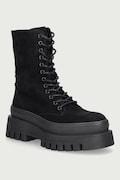 Steve Madden workery na platformie damskie zamszowe Coast czarne 11002681