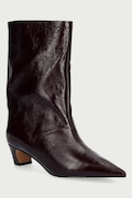 Steve Madden botki na niskim obcasie damskie skórzane Lytton brązowe 11005183
