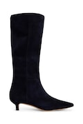 Lauren Ralph Lauren kozaki damskie zamszowe Frncsa Tl Hl granatowe 802P15726004