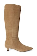 Lauren Ralph Lauren kozaki damskie zamszowe Frncsa Tl Hl beżowe 802P15726003