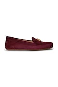 Lauren Ralph Lauren mokasyny damskie zamszowe Barnsbury bordowe 802821629037