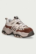 Patrizia Pepe sneakers γυναικεία σουέτ καφέ 8Z0043 V005 FH10