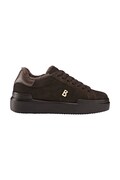 BOGNER HOLLYWOOD sneakersy damskie zamszowe brązowe 22640033