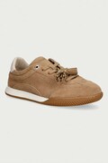 Twinset sneakersy damskie zamszowe beżowe 262TCP090
