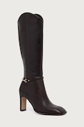 Steve Madden kozaki damskie skórzane Shield brązowe 11005891