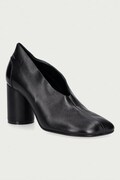 MM6 Maison Margiela czółenka na słupku damskie skórzane czarne S59WL0107-P7557