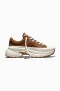 Converse Run Star Crush OX sneakers da tennista da donna in pelle marrone bassa A22626C