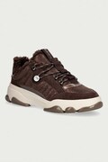 Pinko Athena 01 sneakers γυναικεία δερμάτινα καφέ SS0195P055L72
