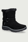 Skechers EASY GOING-DREAMERS LUXE VIBE śniegowce damskie zamszowe czarne 168051