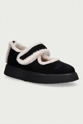 Inuikii baleriny zamszowe Shearling M.J. czarne 1012.026.0031