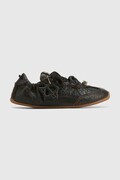 Naked Wolfe Soul маратонки дамски от кожа черни Soul Black Aviator Leather