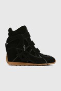 Naked Wolfe Element sneakersy damskie zamszowe czarne na koturnie