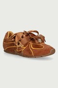 Naked Wolfe Adored sneakers γυναικεία σουέτ καφέ Adored Tan Mustard Suede