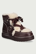 Sorel ONA AVE ALPINE LX WP śniegowce damskie skórzane bordowe 2176291630