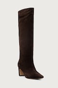 Aldo μπότες block heel γυναικείες σουέτ BETHIE καφέ 14163213