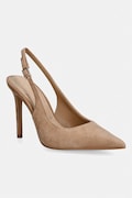 Aldo обувки с ток от велур STESSYSLING2.0 кафяви 14404968 Pillow Walk