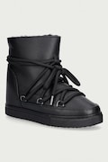 Inuikii Full Leather Wedge śniegowce damskie skórzane czarne 1001.004.0092
