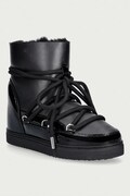 Inuikii Gloss Wedge śniegowce damskie skórzane czarne 1001.004.0052