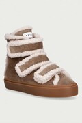 Inuikii Shearling Velcro High sneakersy damskie zamszowe beżowe 1001.002.0161
