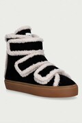 Inuikii Shearling Velcro High sneakersy damskie zamszowe czarne 1001.002.0161