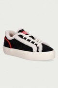 Inuikii Lila Shearling Lace Up sneakersy damskie zamszowe czarne 1001.001.0571