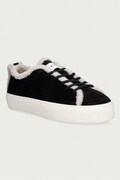 Inuikii Shearling Low sneakersy damskie zamszowe czarne 1001.001.0242
