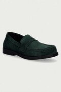 Fly London loafersy damskie zamszowe ANKI534FLY zielone P145534002