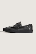 Vans 2-Eyelet Boat Shoe mokasini ženski usnjeni črni nizki VN000Z96BLA1