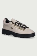Lacoste BASESHOT WINTER sneakers γυναικεία δερμάτινα μπεζ 52SFA0060