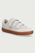 Lacoste BASESHOT STRAP sneakersy damskie zamszowe beżowe 51SFA0079