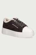 Armani Exchange tenisice za žene od brušene kože smeđe XW003067 AF27450 U6032