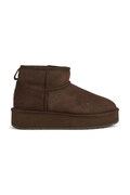 Emu Australia Stinger Micro Flatform 2.0 śniegowce damskie zamszowe brązowe W13296