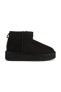 Emu Australia Stinger Micro Flatform 2.0 zimske čizme za žene od brušene kože crne W13296