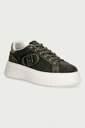 Liu Jo ELODIE 01 sneakersy damskie zamszowe zielone BF6059PX002S4170