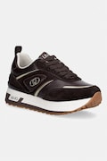 Liu Jo LIU JO MAXI WONDER 97 sneakersy damskie skórzane brązowe na platformie BF6005PX310S3365