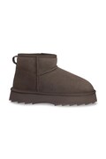 Emu Australia Sharky Micro Flatform zimske čizme za žene od brušene kože smeđe W13304