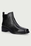 Zadig&Voltaire μποτάκια Γυναικεία δερμάτινα Igata Smooth Cow Skin μαύρα SWCT02167