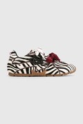 Naked Wolfe Adored Zebra Pony sneakersy damskie skórzane białe