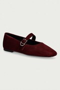 Vagabond Shoemakers velúr balerina cipő JOLIN burgundia 5608-040-38