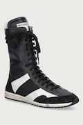Patrizia Pepe sneakersy damskie skórzane czarne 8Y0033 V038 X2BD