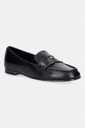 MICHAEL Michael Kors мокасини дамски от кожа Jennings Loafer черни 40S6JNFP1L.001